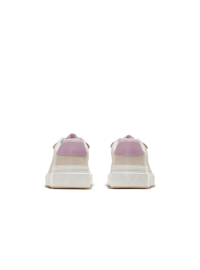 BCourt Flip Leather Sneakers Beige Women Balmain Sneakers
