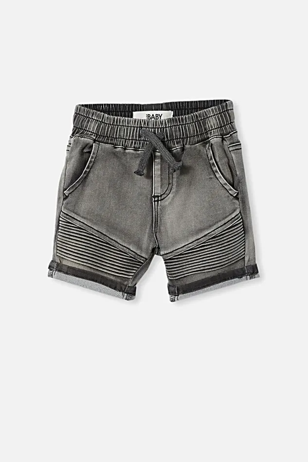 Baby Bottoms Cotton On Jay Moto Short Black Wash