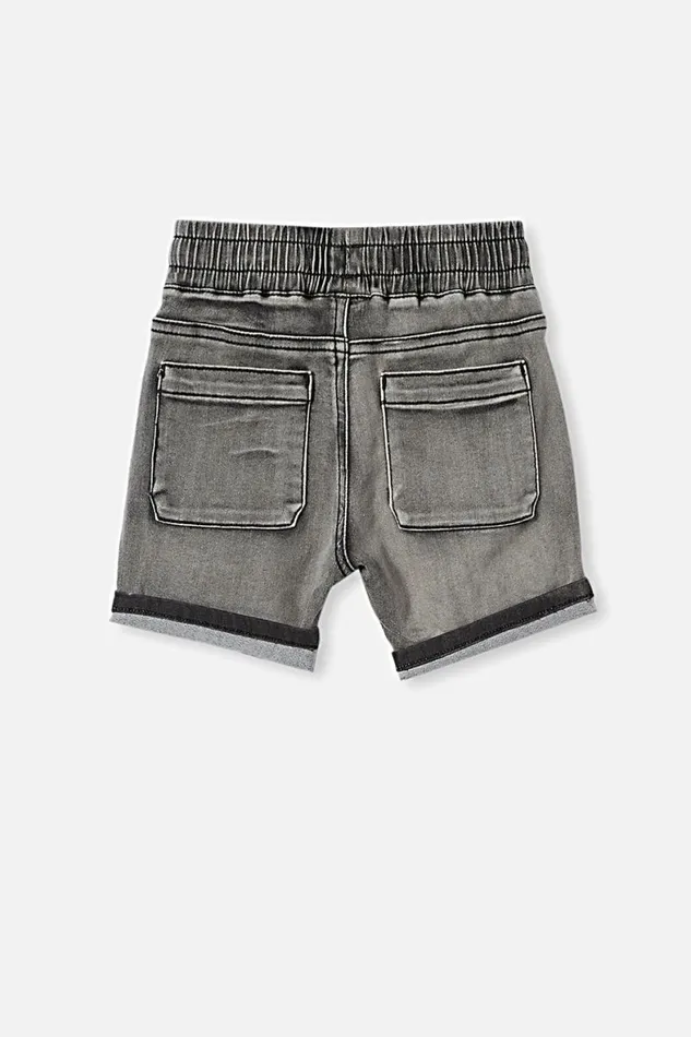 Baby Bottoms Cotton On Jay Moto Short Black Wash