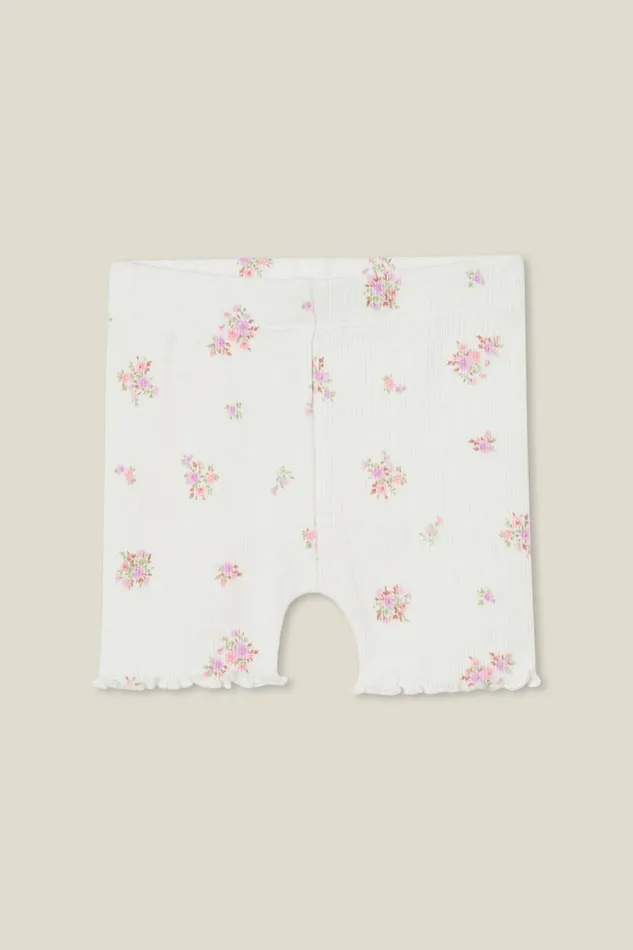 Baby Bottoms Cotton On Rain Rib Bike Shorties Vanillasally Floral