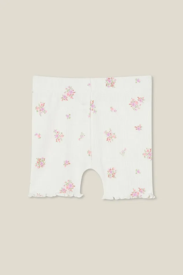 Baby Bottoms Cotton On Rain Rib Bike Shorties Vanillasally Floral