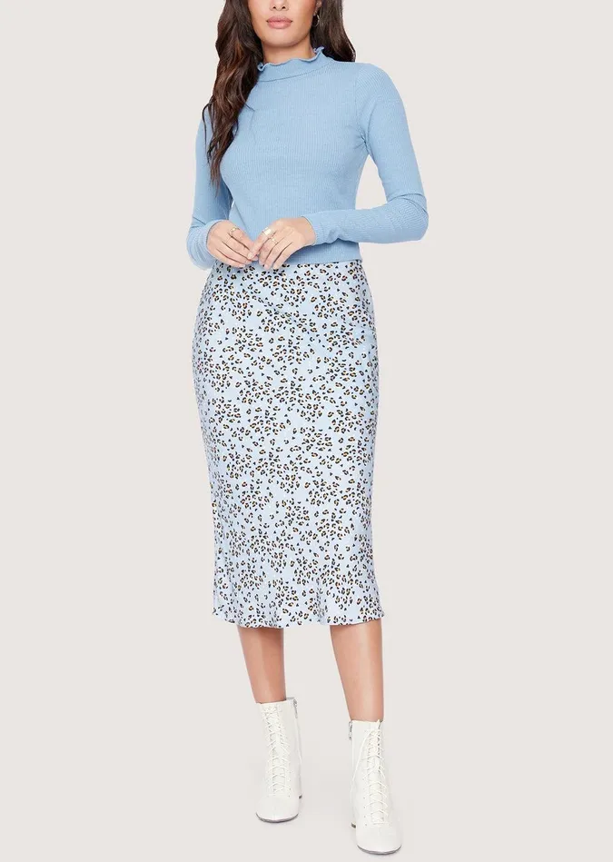 Baby Bye Bye Mock Neck Top Bluesea Women Lost Wander Tops