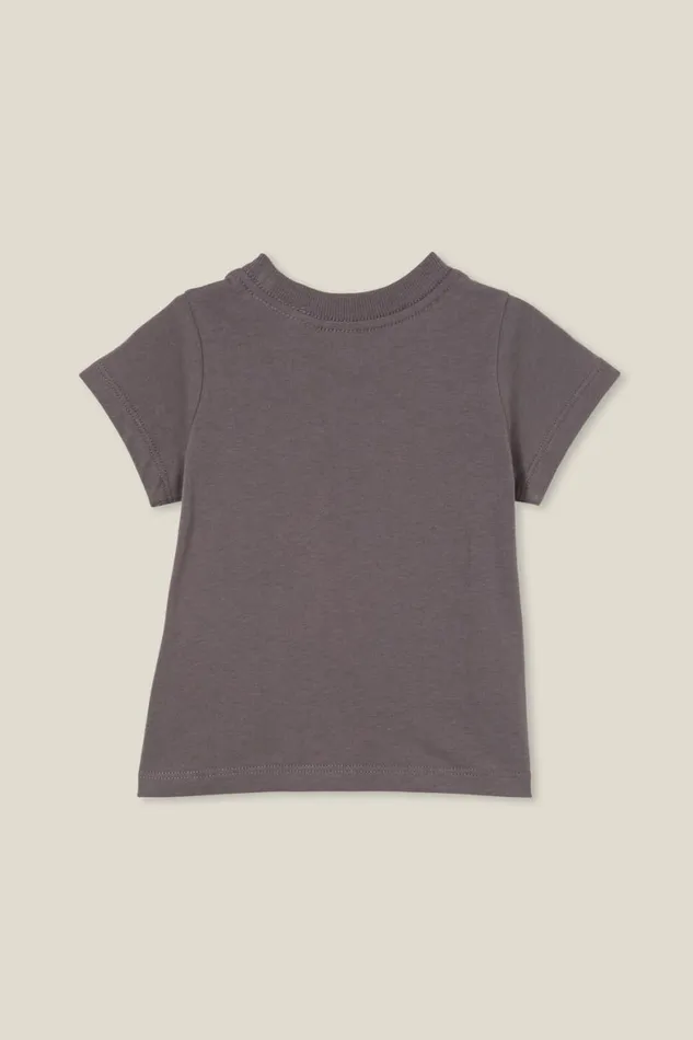 Baby Tops Jackets and Sweaters Cotton On Jamie Short Sleeve TeeLicense Lcn Bra Rabbit Greysweet Child O Mine Rose
