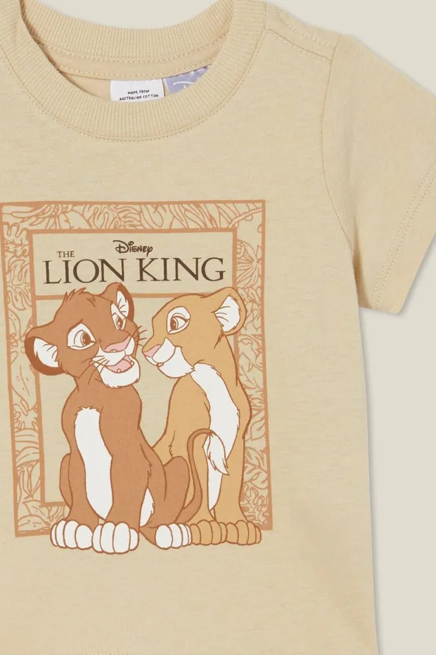 Baby Tops Jackets and Sweaters Cotton On Jamie Short Sleeve TeeLicense Lcn Dis Rainy Daythe Lion King