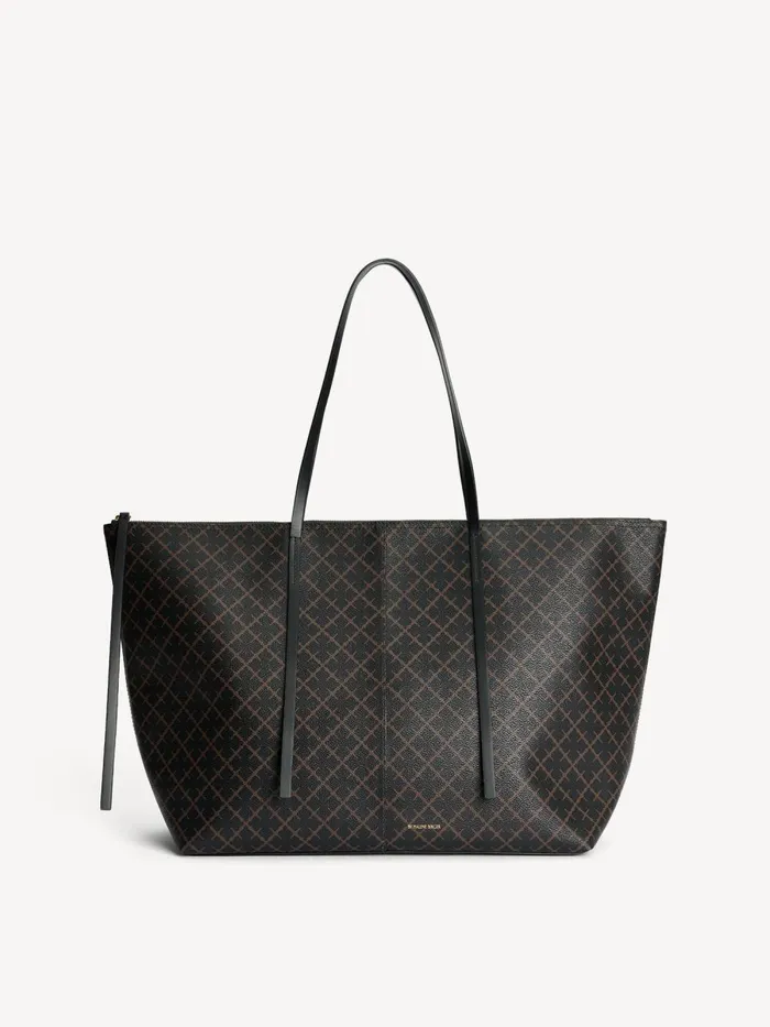 Bags Women By Malene Birger Luze Tote Bag Dark Chokolate