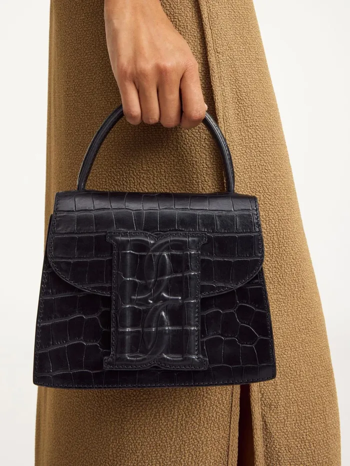 Bags Women By Malene Birger Ramil Leather Shoulder Bag Black