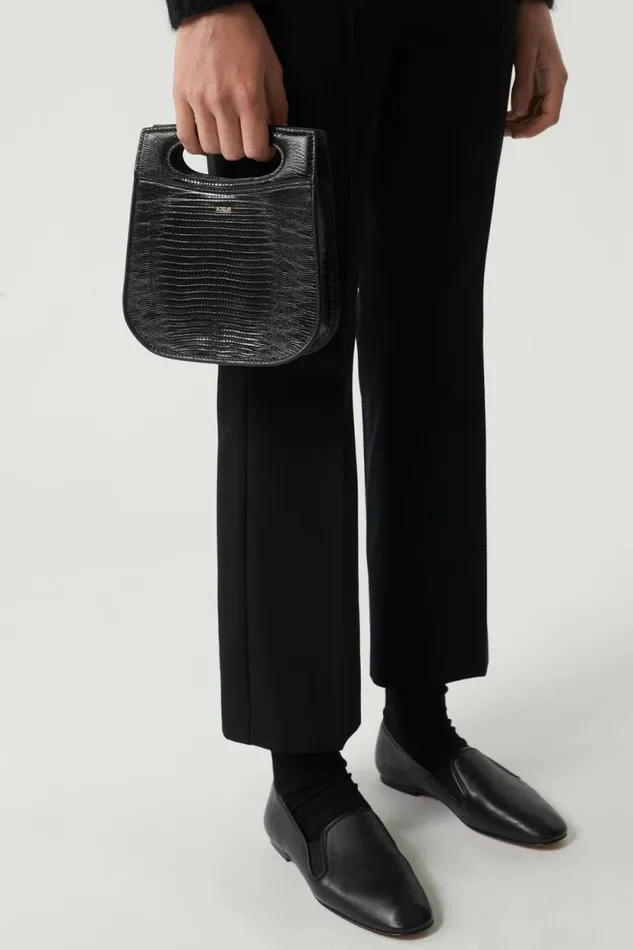 Bags Women Soeur CHERIMINI BAG Black Lizard