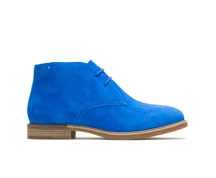 Bailey Chukka Boot Electric Blue Suede Boots Hush Puppies Women