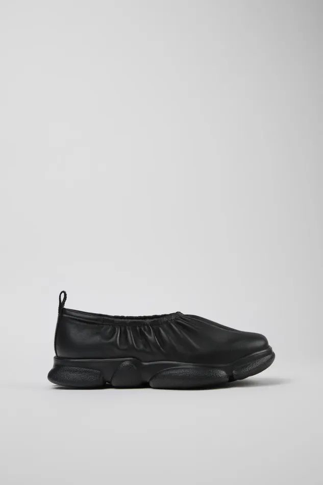 Ballerinas Women Camper Karst Black Leather Shoes