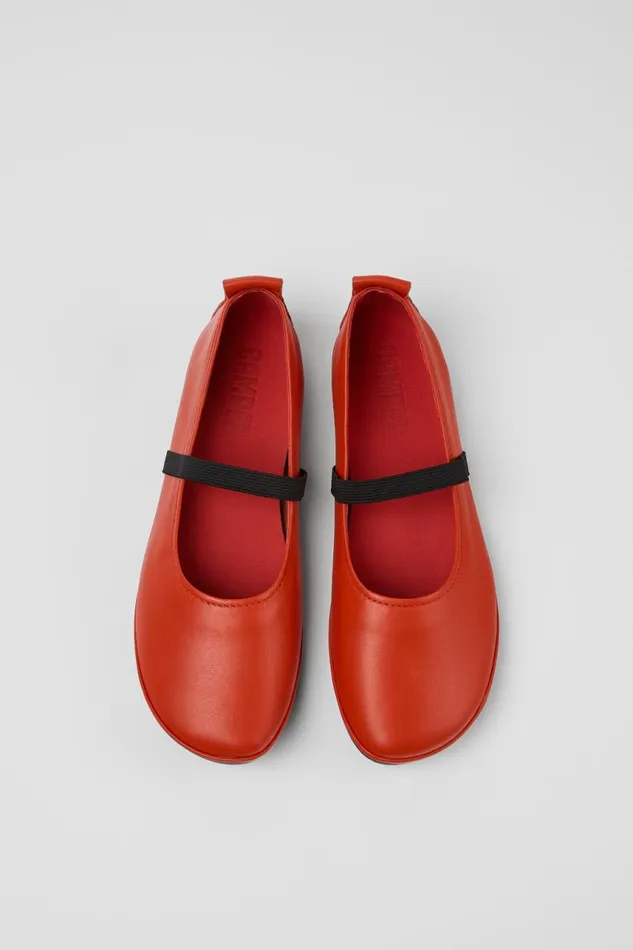 Ballerinas Women Camper Right Red Leather Mary Jane Ballerinas Women Camper Right Red Leather Mary Jane