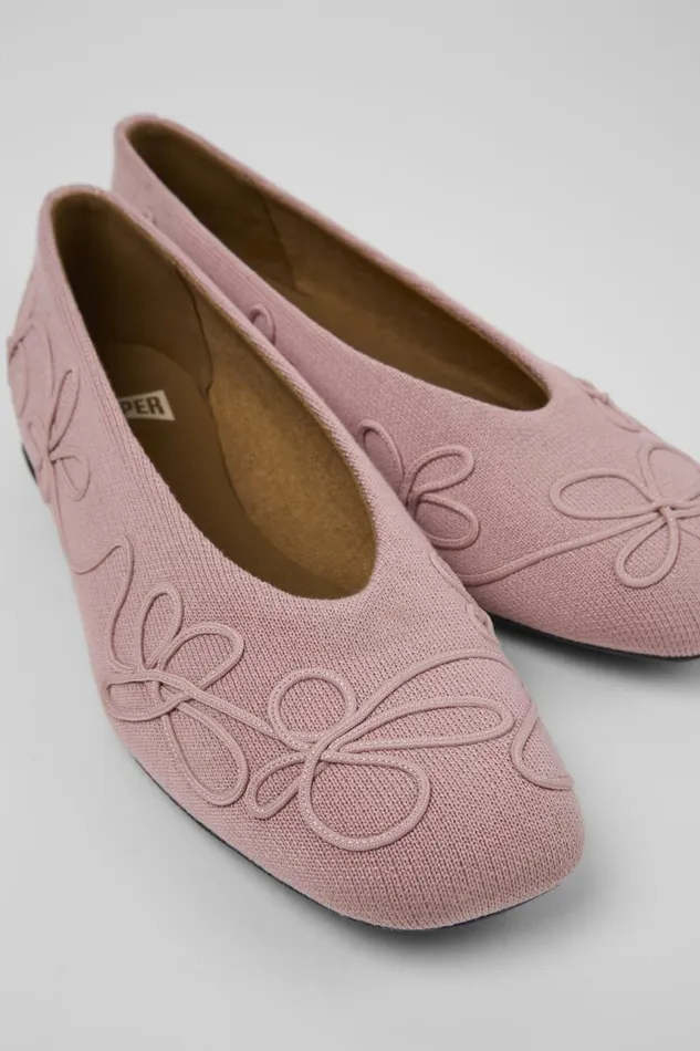 Ballerinas Women Camper Twins Pink Textile Ballerinas