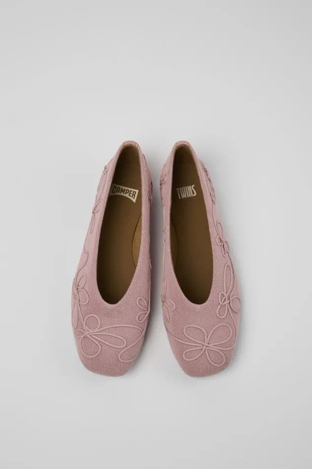Ballerinas Women Camper Twins Pink Textile Ballerinas Ballerinas Women Camper Twins Pink Textile Ballerinas