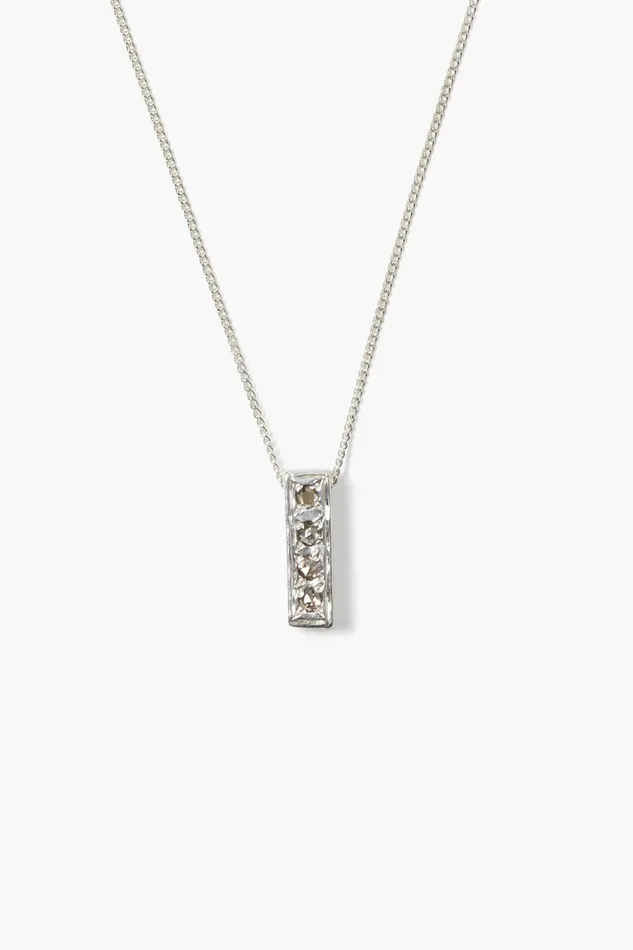 Bar Diamond Necklace Silver Women Chan Luu Necklaces