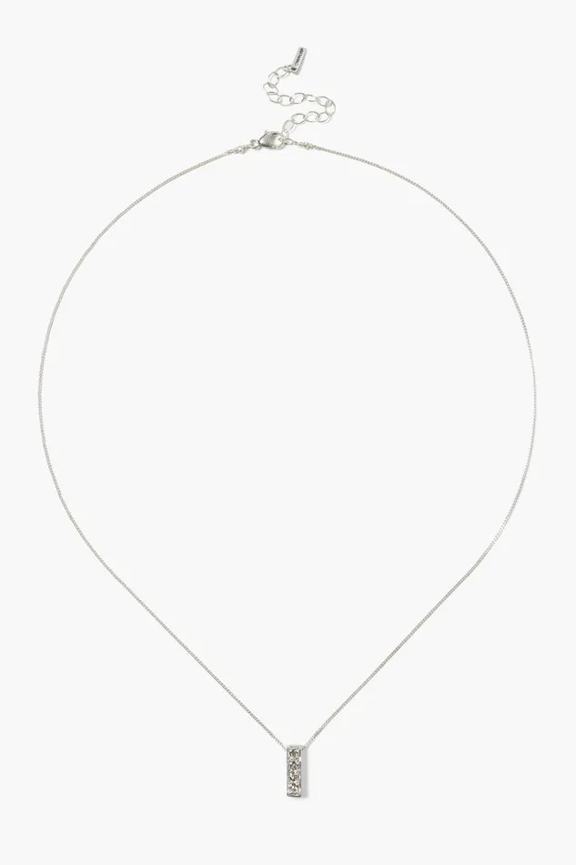 Bar Diamond Necklace Silver Women Chan Luu Necklaces