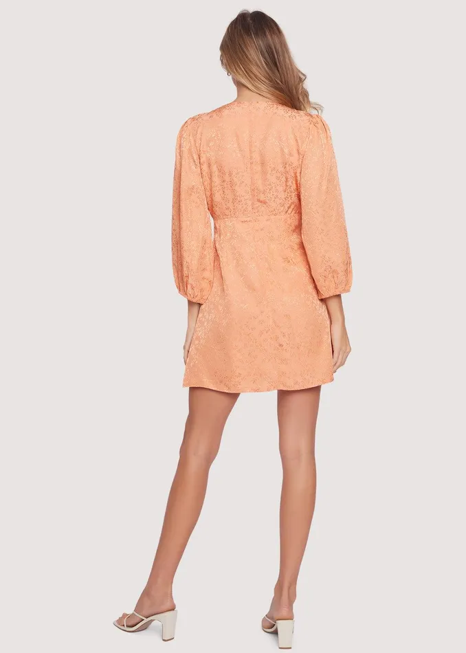 Beach Peach Mini Dress Peachorange Women Lost Wander Dresses