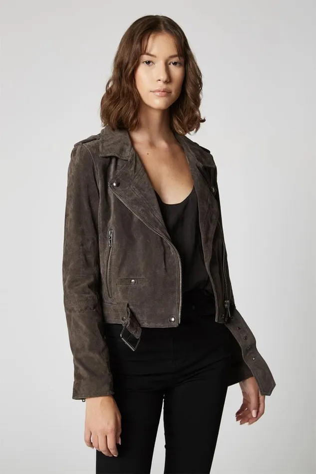 BLANK NYC Jackets French Grey Jacket 8211 Women