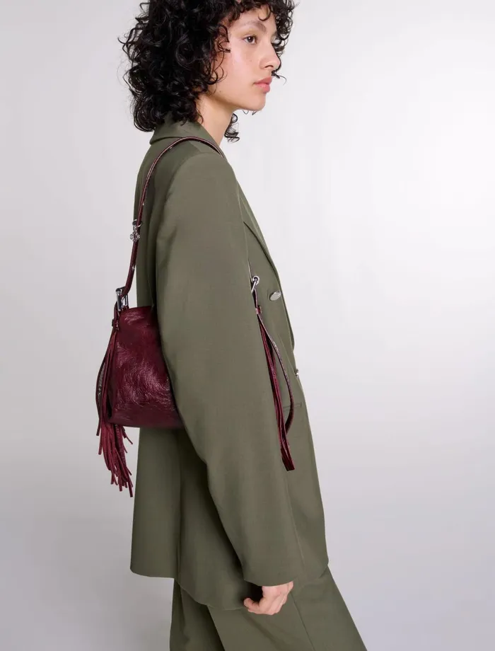 Blazers and Jackets Women Maje SlimFit Suit Jacket Khaki