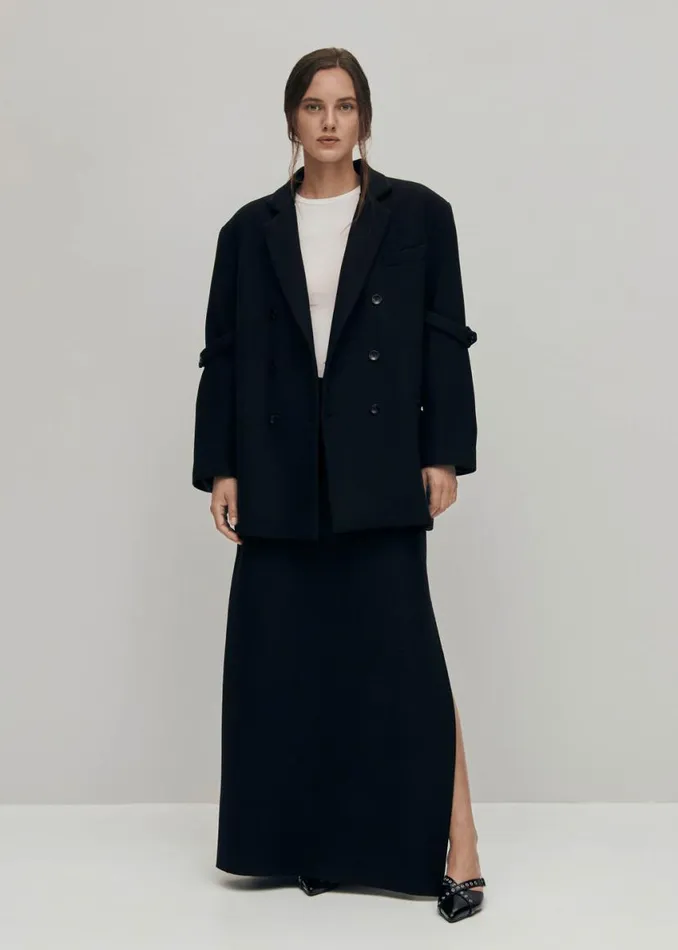 Blazers Vests Women ALOHAS Amber Black Blazer