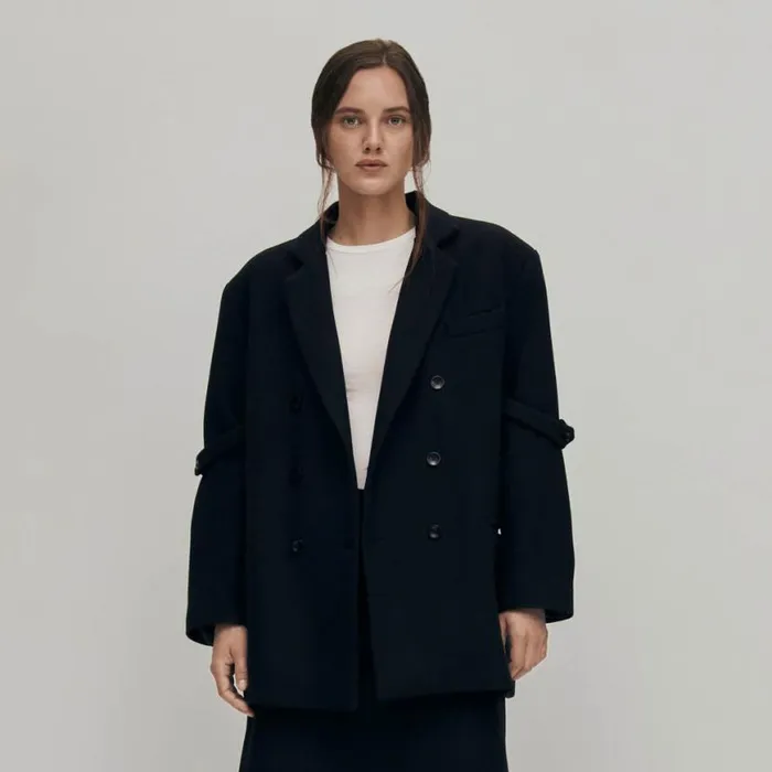 Blazers Vests Women ALOHAS Amber Black Blazer