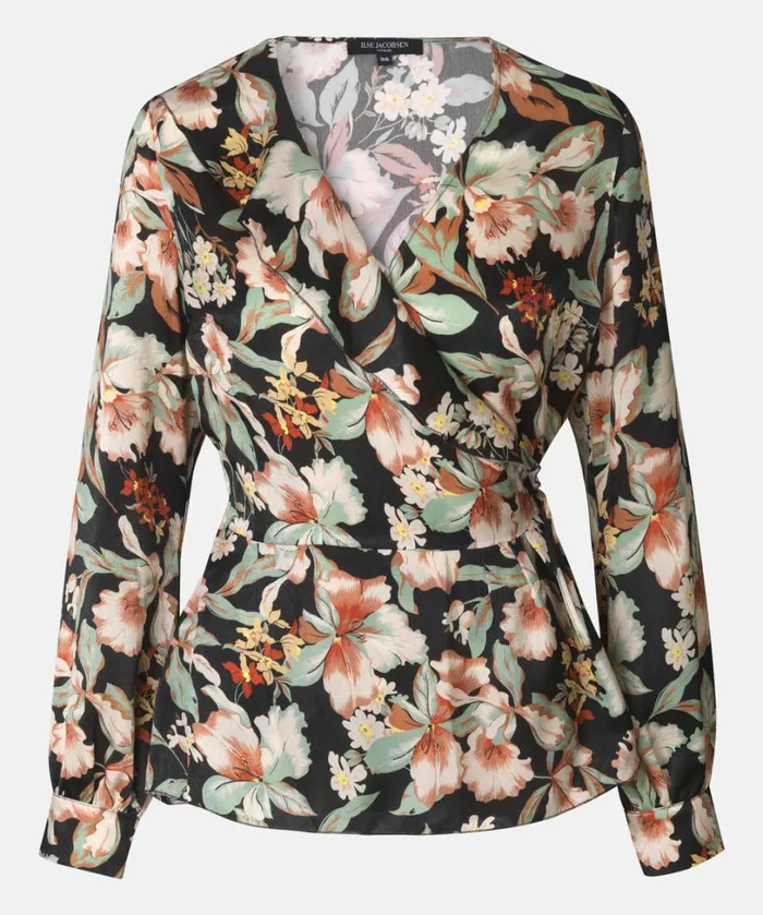 Blouse 8211 Black Clothing Ilse Jacobsen Shirts And Blouses