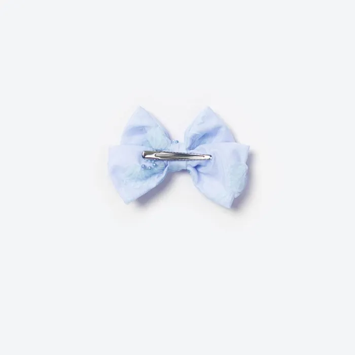 Blue Tulle Bow Hairclip WomenKids Self Portrait Flower Girl Blue Tulle Bow Hairclip WomenKids Self Portrait Flower Girl