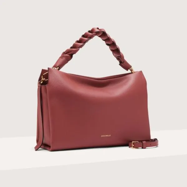 Boheme Medium Brandygrenred Women Coccinelle Shoulder Bags