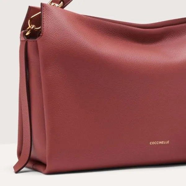 Boheme Medium Brandygrenred Women Coccinelle Shoulder Bags