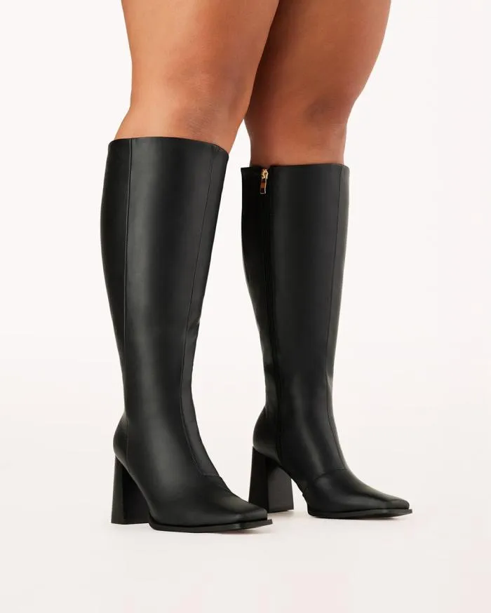Boots Billini Knee High Boots CASTON CURVE BLACK