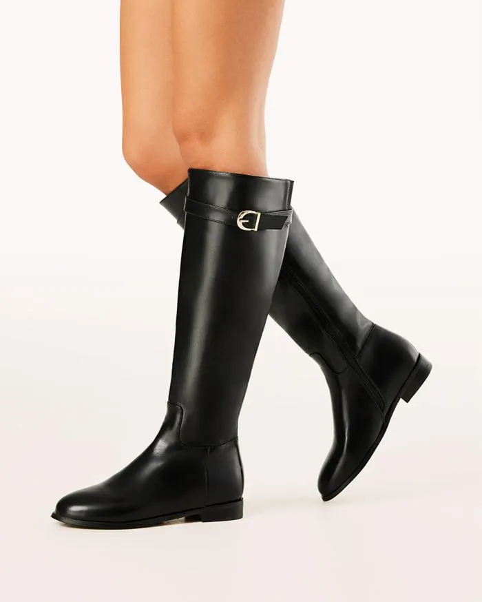 Boots Billini Knee High Boots KAISON BLACK SHINE