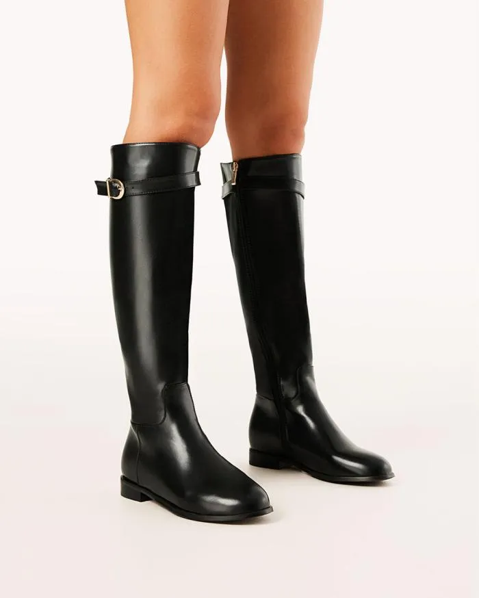 Boots Billini Knee High Boots KAISON BLACK SHINE