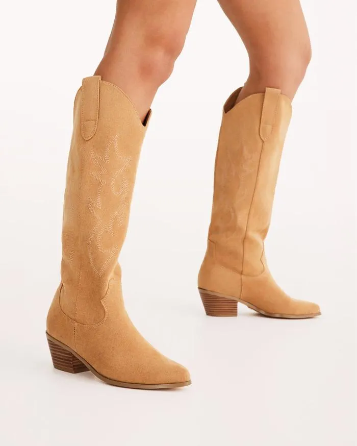 Boots Billini Knee High Boots URSON CORK SUEDE