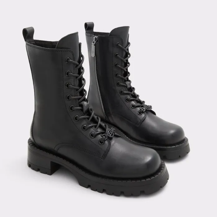 Boots Women ALDO Allea Combat Ankle Boot 8211 Black