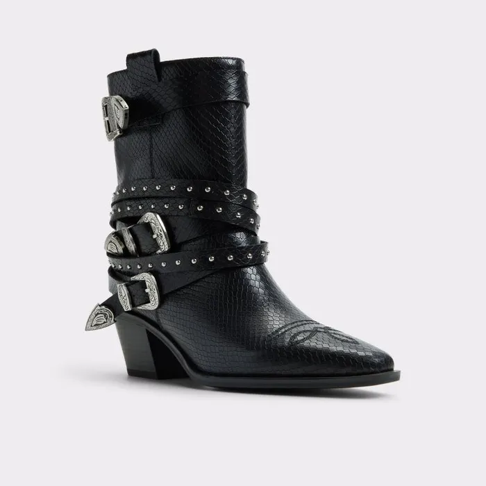 Boots Women ALDO Emberlynx Western Boot 8211 Black
