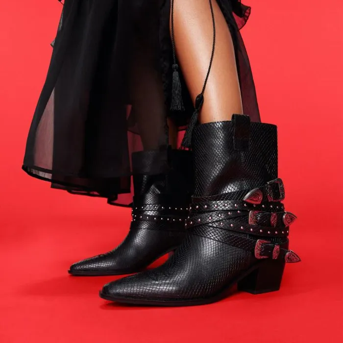 Boots Women ALDO Emberlynx Western Boot 8211 Black
