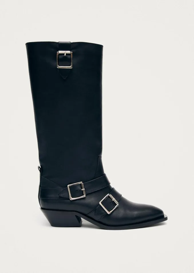 Boots Women ALOHAS Ryder Black Leather Boots