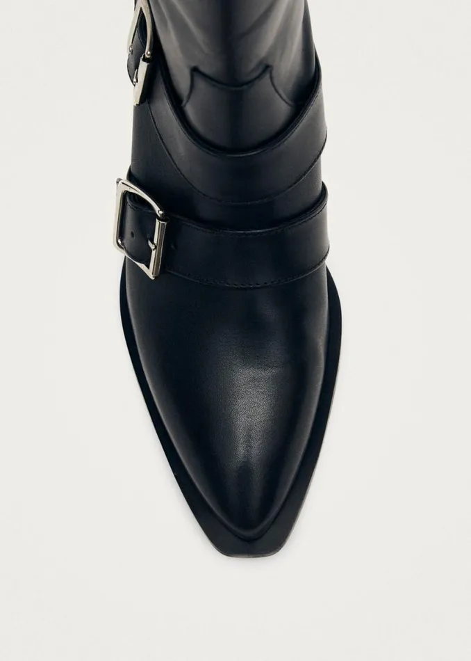 Boots Women ALOHAS Ryder Black Leather Boots
