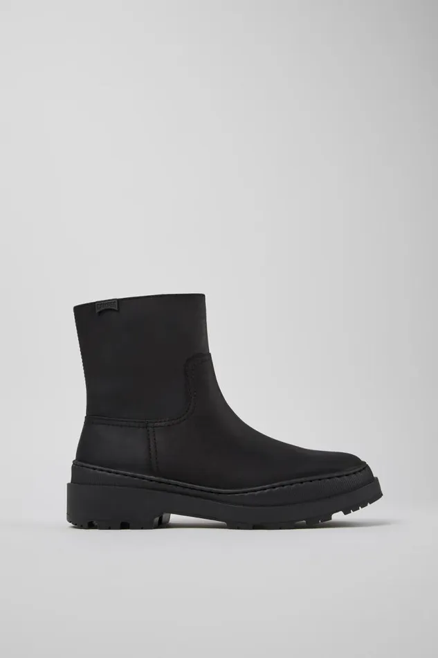 Boots Women Camper Brutus Trek MICHELIN Black Nubuck Boots