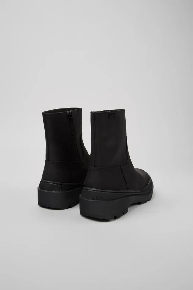 Boots Women Camper Brutus Trek MICHELIN Black Nubuck Boots