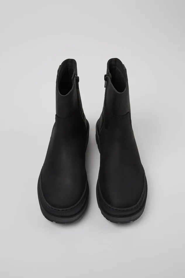 Boots Women Camper Brutus Trek MICHELIN Black Nubuck Boots