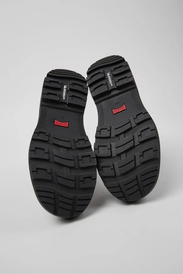 Boots Women Camper Brutus Trek MICHELIN Black Nubuck Boots