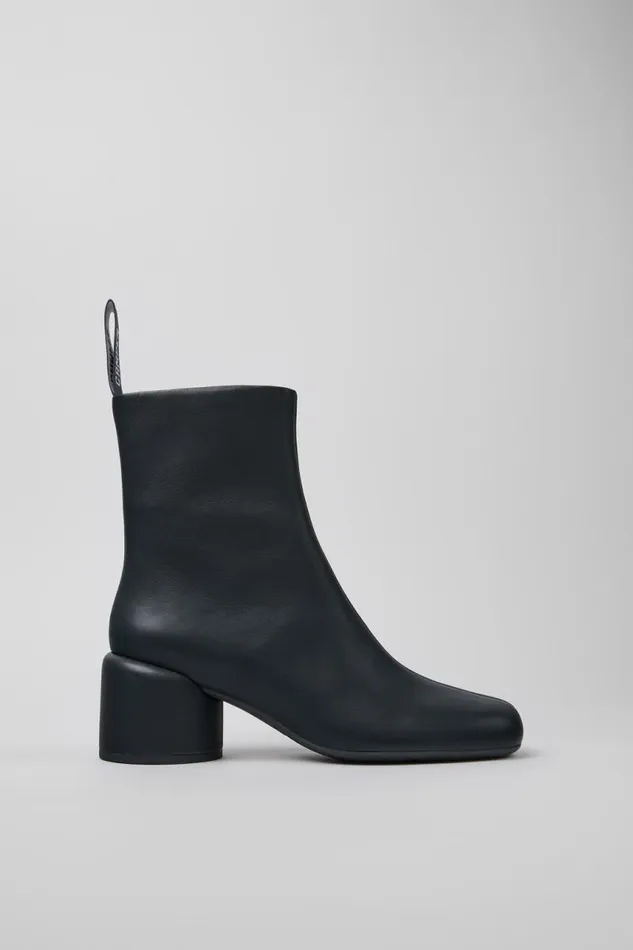 Boots Women Camper Niki Green Leather Boots