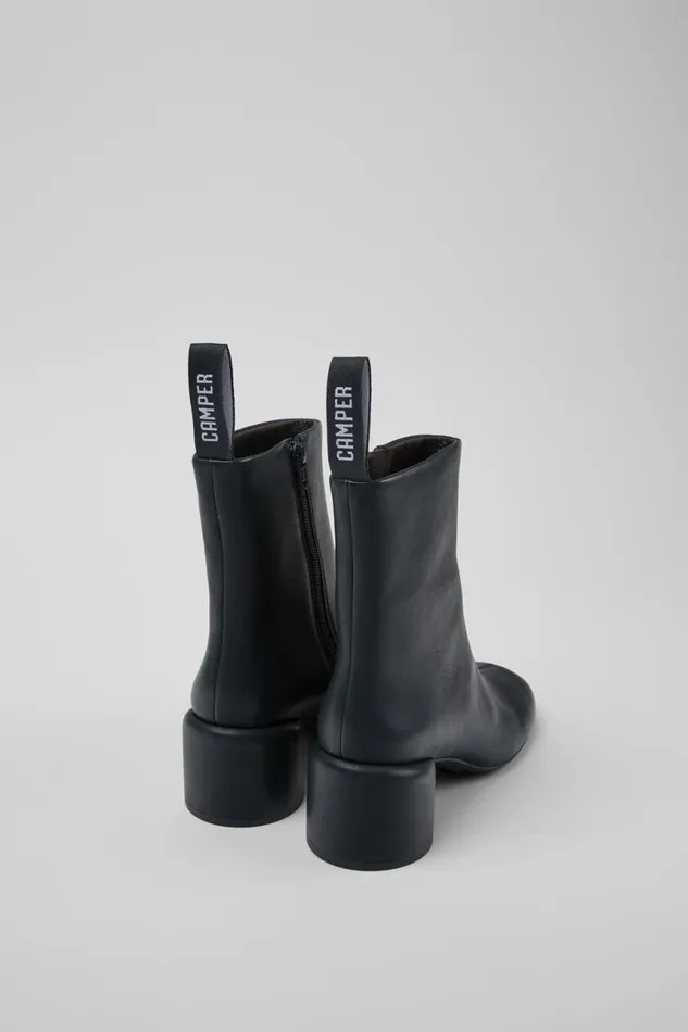 Boots Women Camper Niki Green Leather Boots