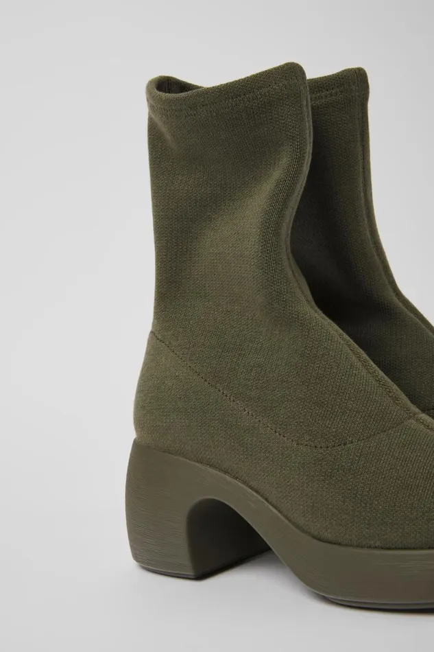 Boots Women Camper Thelma TENCEL Green TENCEL Lyocell Boots