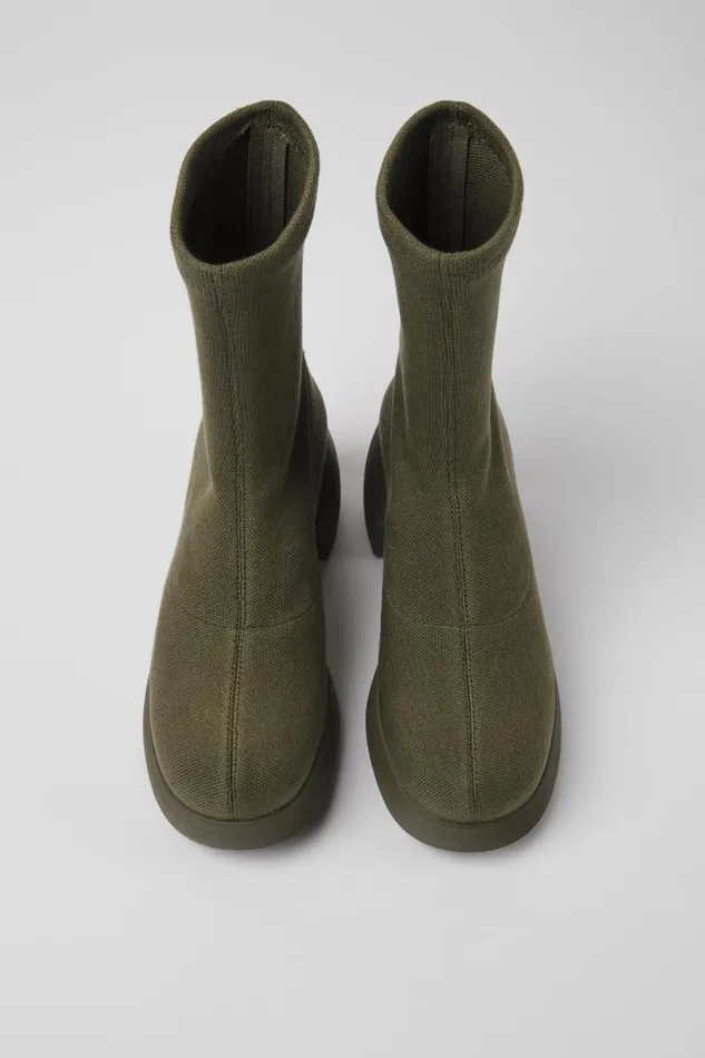 Boots Women Camper Thelma TENCEL Green TENCEL Lyocell Boots