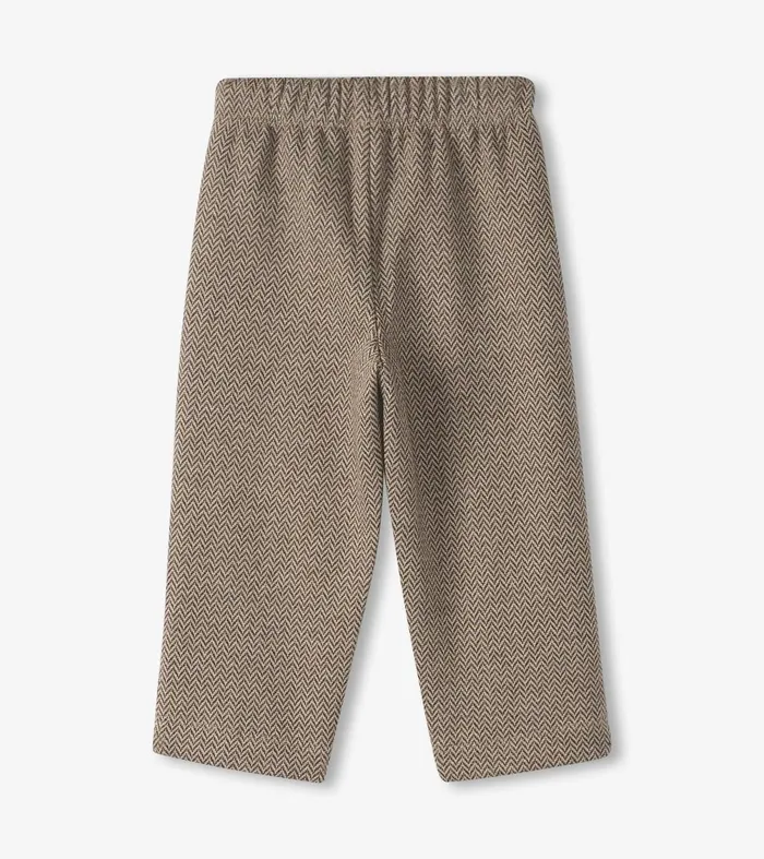 Bottoms Baby and Toddler Hatley Baby and Toddler Boys Brown Sugar Herringbone Pants
