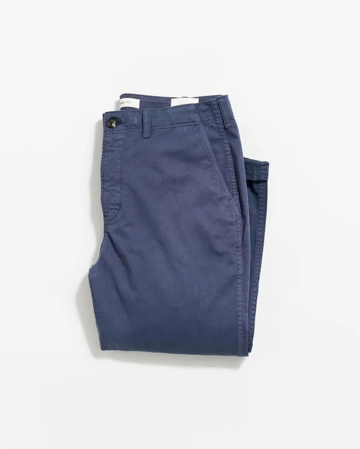 Bottoms Men Billy Reid Chino Pant Carbon Blue