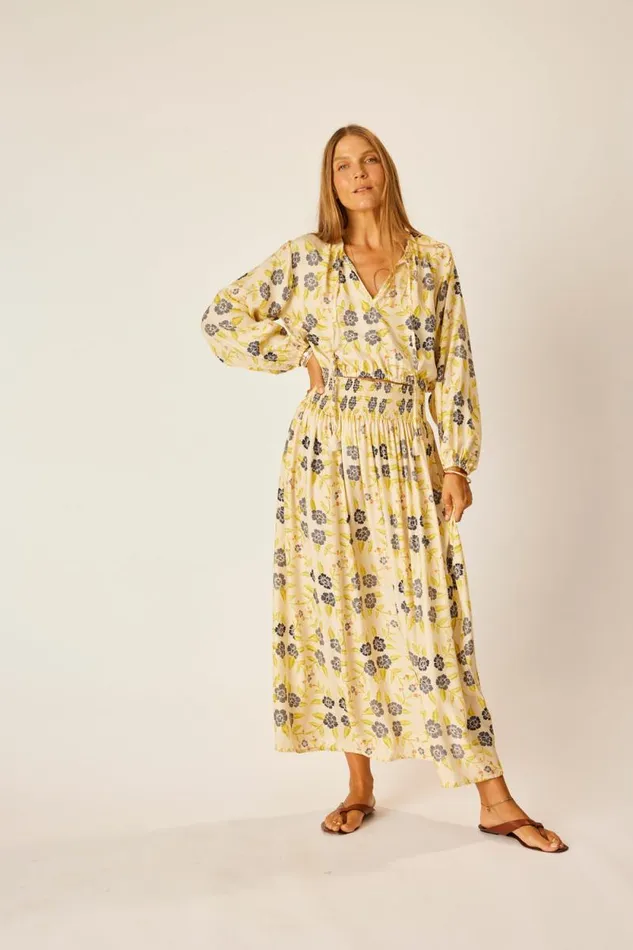 Bottoms Shop Natalie Martin BELLA SKIRT Prairie Indigo