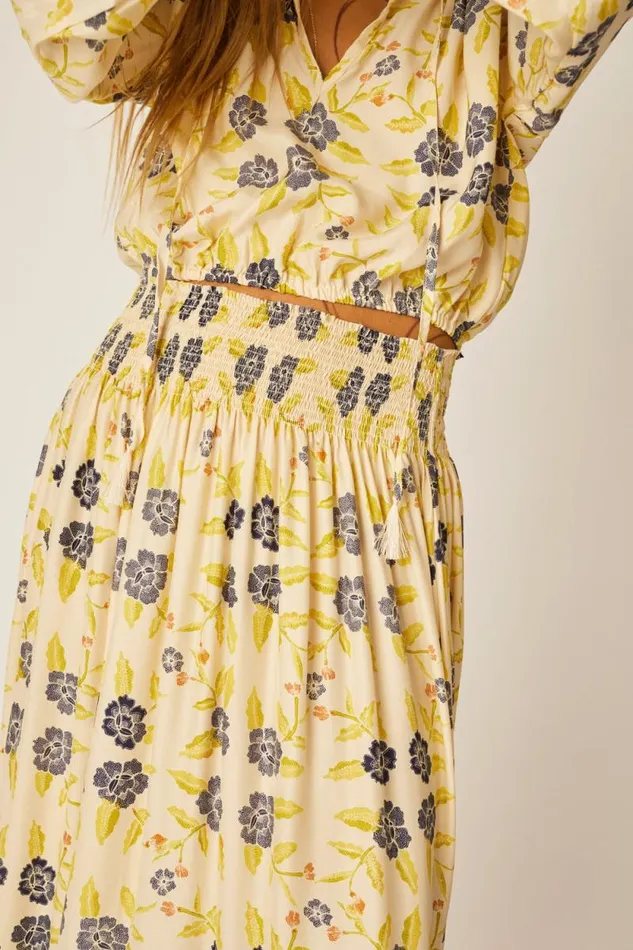 Bottoms Shop Natalie Martin BELLA SKIRT Prairie Indigo