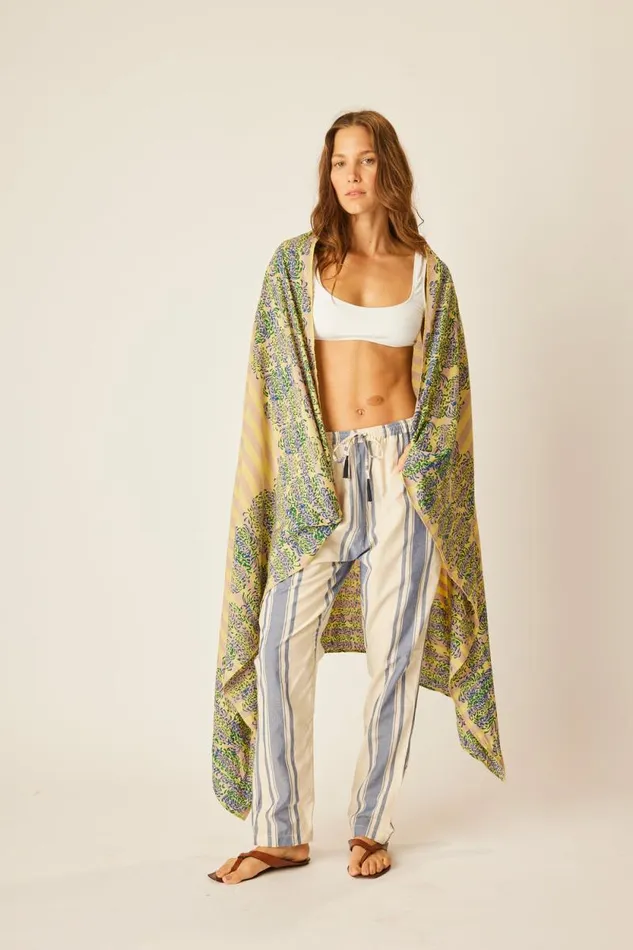 Bottoms Shop Natalie Martin BIANCA PANT French Stripe Blue