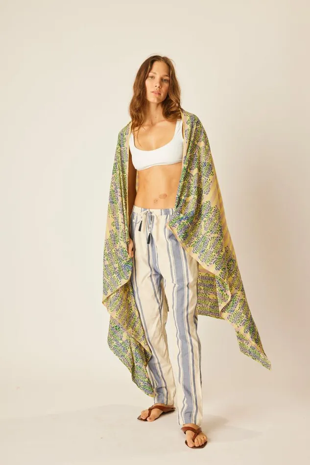 Bottoms Shop Natalie Martin BIANCA PANT French Stripe Blue